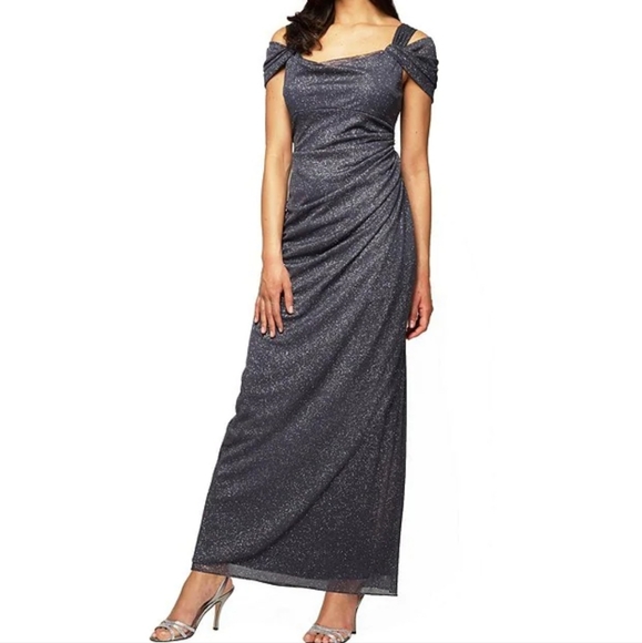 Alex Evenings Dresses New Alex Evenings Event Dress Smoke Grey